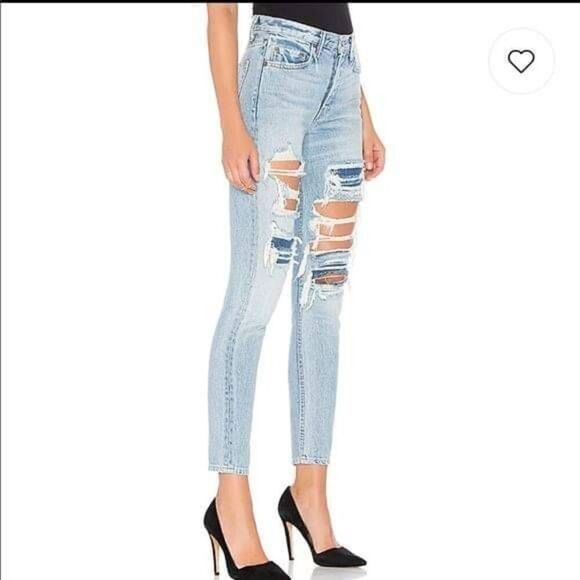 GRLFRND Karolina high rise skinny jeans size womens 28 / 6 NWT - Picture 1 of 4